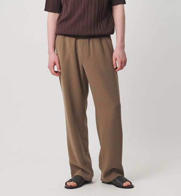 UNITED ARROWS「ポリエステルサブレ モダンストレート イージーパンツ」|スラックス|