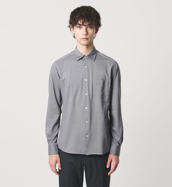 UNITED ARROWS「タイプライター セミワイドカラー シャツ COMFORT EASY-MODEL　抗菌防臭」|シャツ・ブラウス|