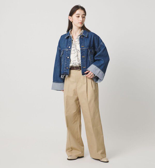 UNITED ARROWS「＜SACRA＞ボリュームスリーブ デニムジャケット」|デニムジャケット|