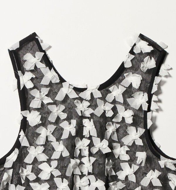 AEWEN MATOPH「＜AEWEN MATOPH＞ドットチュールリボンノースリーブ」|シャツ・ブラウス|