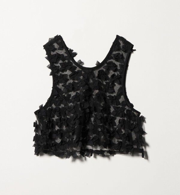 AEWEN MATOPH「＜AEWEN MATOPH＞ドットチュールリボンノースリーブ」|シャツ・ブラウス|