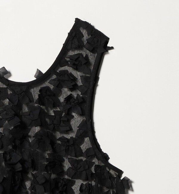 AEWEN MATOPH「＜AEWEN MATOPH＞ドットチュールリボンノースリーブ」|シャツ・ブラウス|