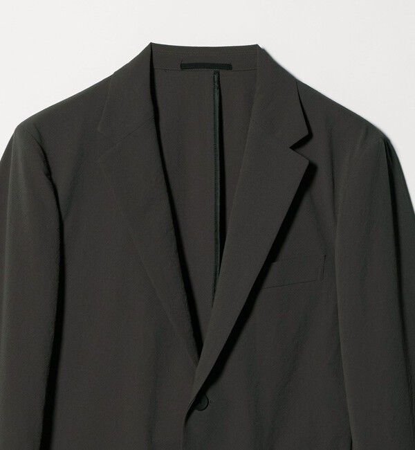 UNITED ARROWS「ドビー 2ボタン シングル テーラードジャケット UA COZY　ウォッシャブル　タテヨコストレッチ　防しわ　撥」|テーラードジャケット|