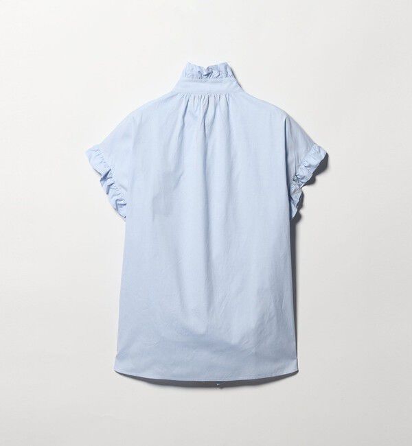 UNITED ARROWS「＜dahl&rsquo;ia＞フリル ノースリーブ ブラウス」|シャツ・ブラウス|