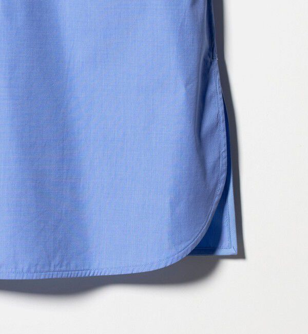 UNITED ARROWS「＜TICCA＞ノーカラー テントライン シャツ」|シャツ・ブラウス|