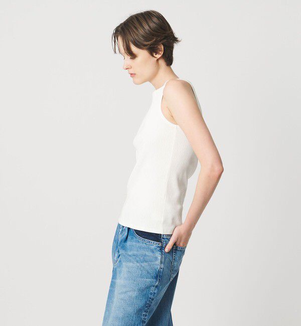 AEWEN MATOPH「＜AEWEN MATOPH＞リブ アメリカンスリーブタンクトップ」|タンクトップ|