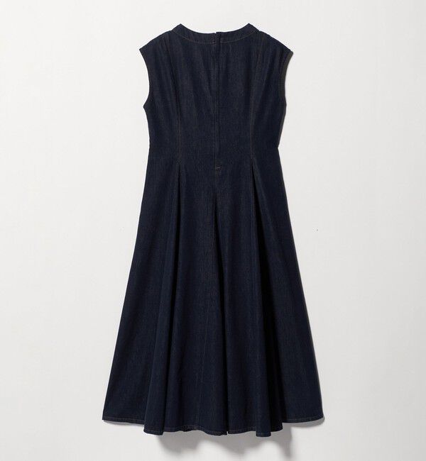 UNITED ARROWS「ステッチ Vネック デニムワンピース」|ワンピース|