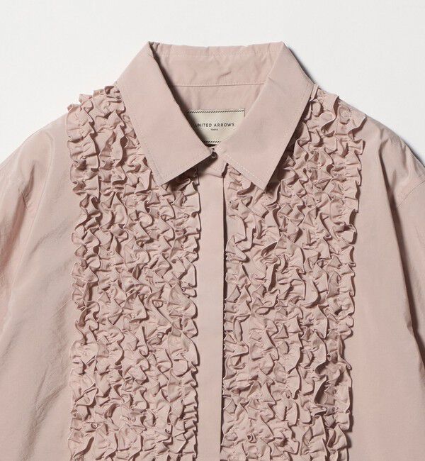 UNITED ARROWS「ファブリカ ミニフリル シャツ」|シャツ・ブラウス|