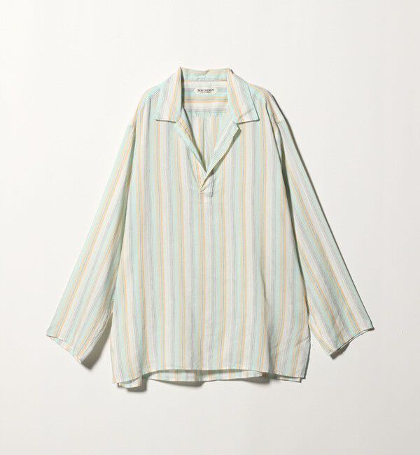 UNITED ARROWS「＜SOVEREIGN＞マルチストライプ スキッパーシャツ」|シャツ・ブラウス|