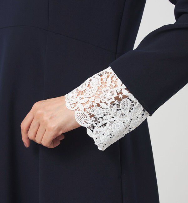 UNITED ARROWS green label relaxing「［size SHORTあり］ソデレース 2WAY ワンピース」|ワンピース|