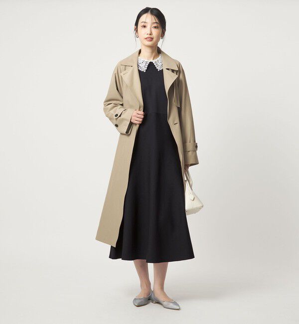 UNITED ARROWS green label relaxing「エリレース 2WAY ニット ワンピース ウォッシャブル」|ワンピース|