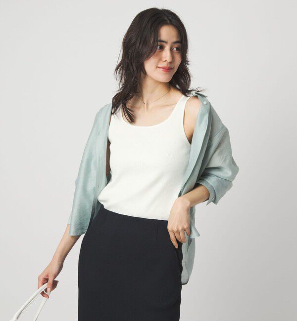 UNITED ARROWS green label relaxing「ブライトリブ タンクトップ」|タンクトップ|