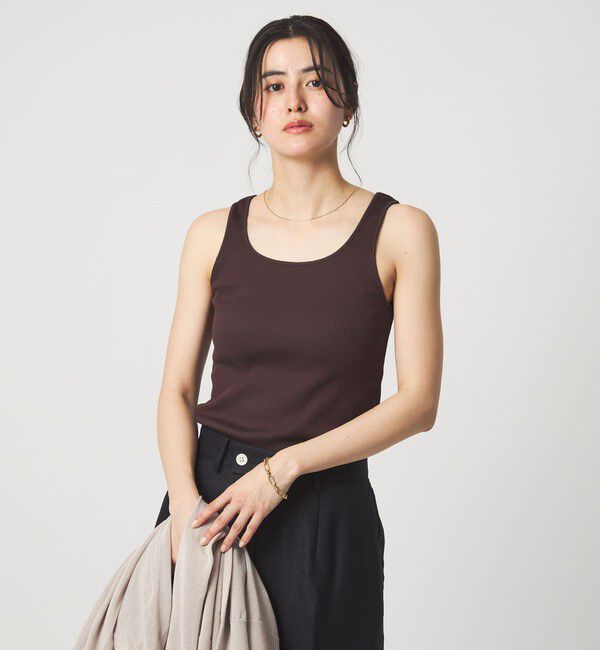 UNITED ARROWS green label relaxing「ブライトリブ タンクトップ」|タンクトップ|