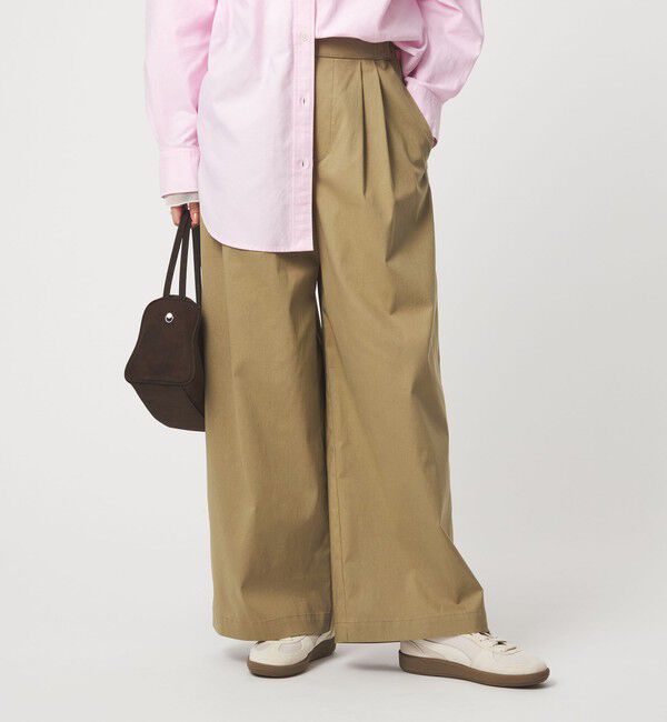 UNITED ARROWS green label relaxing「［size SHORT/TALLあり］オルマイ LI/MIX ワイド パンツ」|その他|