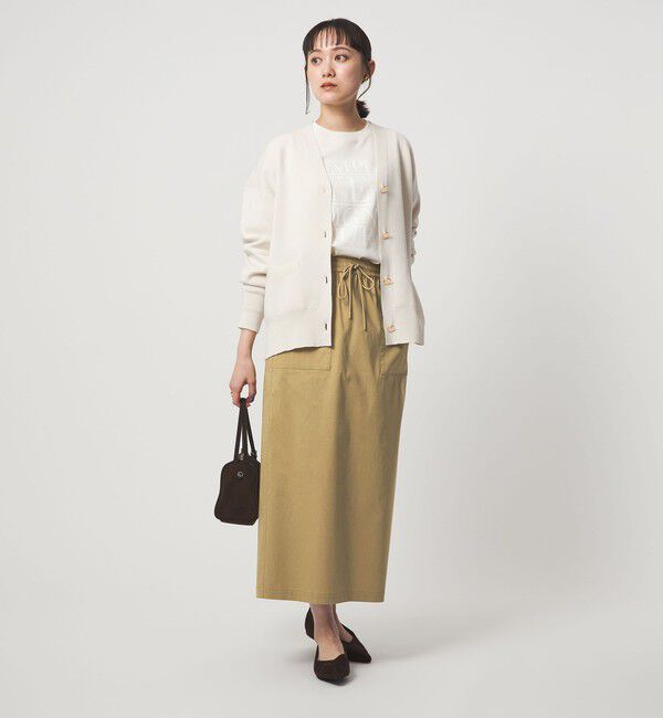 UNITED ARROWS green label relaxing「［size SHORT/TALLあり］オルマイ LI/MIX タイト スカート」|タイト|