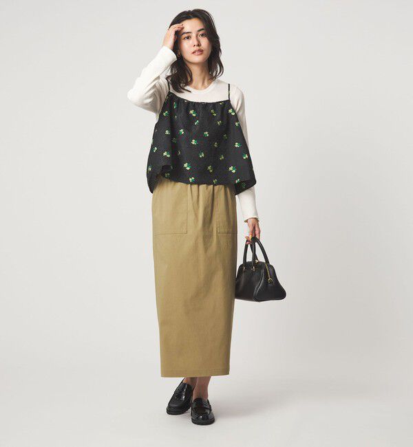 UNITED ARROWS green label relaxing「［size SHORT/TALLあり］オルマイ LI/MIX タイト スカート」|タイト|