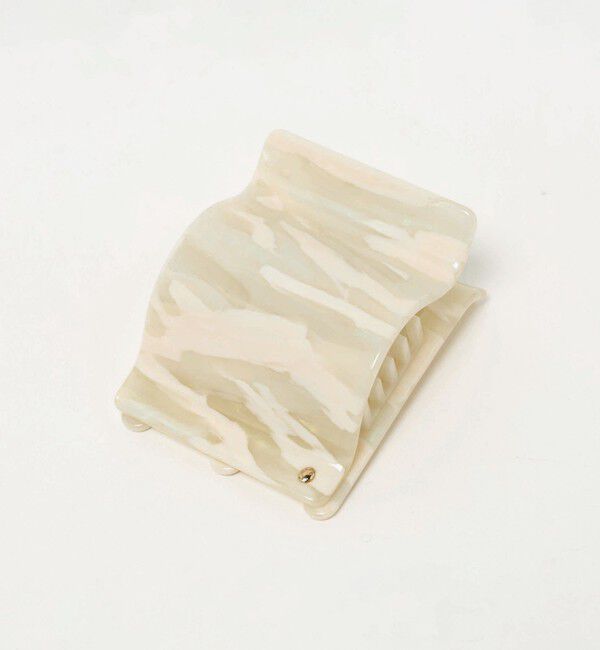 UNITED ARROWS green label relaxing「【WEB限定】スクエアマーブル ヘアクリップ」|ヘアバンド|