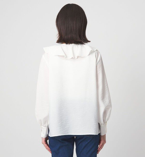 UNITED ARROWS green label relaxing「ラッフル ブラウス」|シャツ・ブラウス|