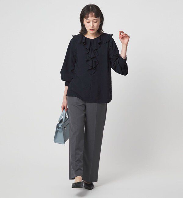 UNITED ARROWS green label relaxing「ラッフル ブラウス」|シャツ・ブラウス|