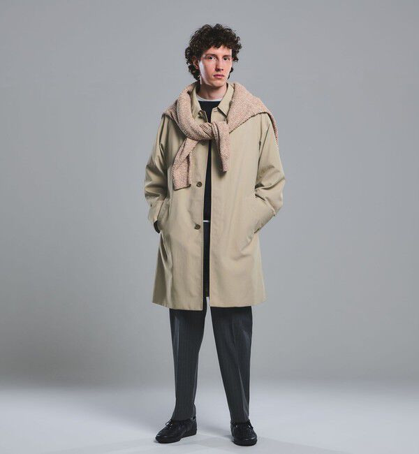 UNITED ARROWS green label relaxing「ナイロンオックス ステンカラーコート ‐撥水‐」|ステンカラーコート|