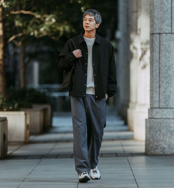 UNITED ARROWS green label relaxing「FREELITCH コーチ ジャケット  -2WAYストレッチ・吸水速乾-」|ブルゾン・スタジャン|