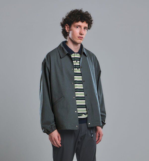 UNITED ARROWS green label relaxing「FREELITCH コーチ ジャケット  -2WAYストレッチ・吸水速乾-」|ブルゾン・スタジャン|COBALT