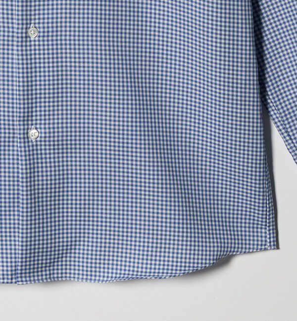 UNITED ARROWS green label relaxing「エブリット コットンオックス ギンガムチェック スナップ ボタンダウン シャツ -イージーアイロン-」|シャツ・ブラウス|