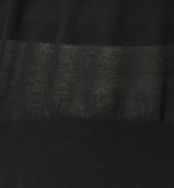 UNITED ARROWS green label relaxing「【WEB限定】＜at ease＞バイカラー シアー ニット プルオーバー」|ニット・セーター|