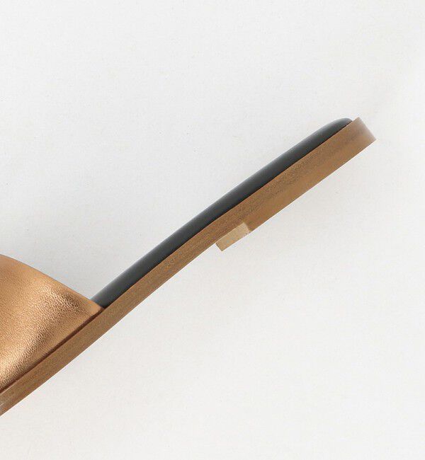 EMMEL REFINES「＜FABIO RUSCONI＞メタリック フラット ミュール＜ Select by EMMEL REFINES ＞」|サンダル|