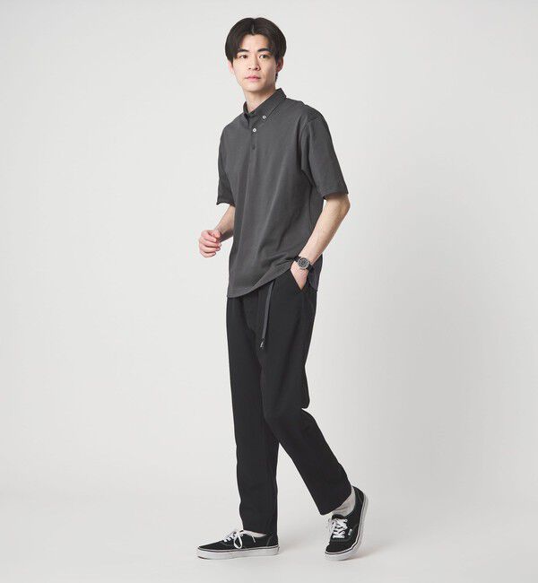 UNITED ARROWS green label relaxing「【WEB限定】JUST fit デイリー ドライ ボタンダウン 半袖 ポロシャツ -吸水速乾・抗菌-」|ポロシャツ|