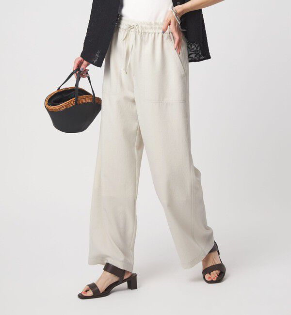 UNITED ARROWS green label relaxing「［size SHORT/TALLあり］ドライクロスパンツ オフホワイト」|その他|