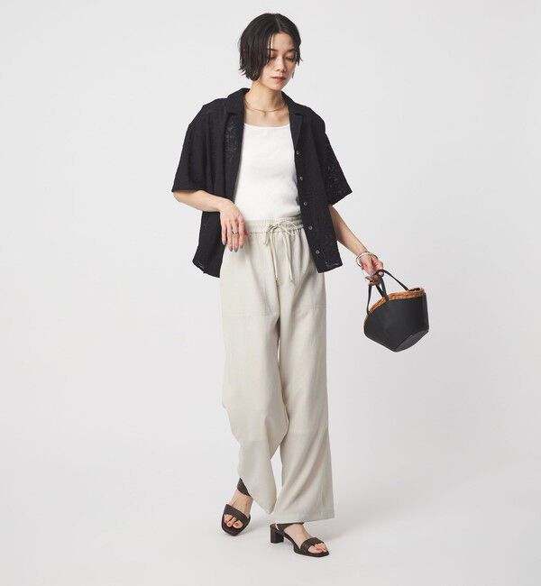 UNITED ARROWS green label relaxing「［size SHORT/TALLあり］ドライクロスパンツ オフホワイト」|その他|