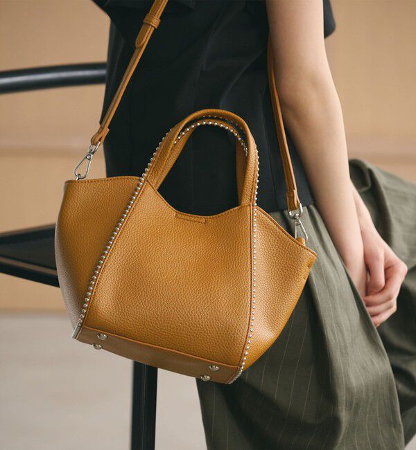 BEAUTY&YOUTH UNITED ARROWS「ボールチェーン ミニトートバッグ -2WAY-」|トートバッグ|MUSTARD