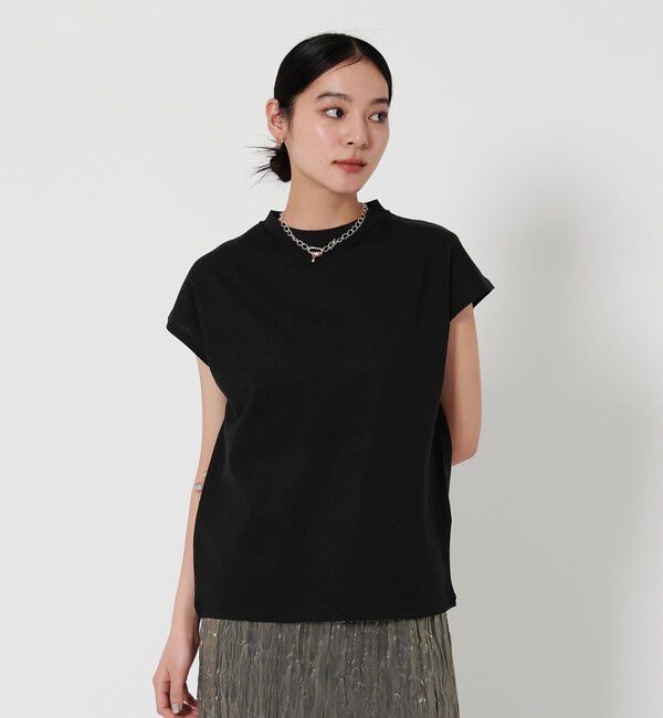 BEAUTY&YOUTH UNITED ARROWS「クルーネック フレンチスリーブ カットソー」|Tシャツ・カットソー|
