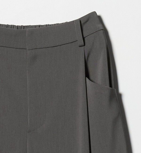 BEAUTY&YOUTH UNITED ARROWS「ポリエステルブレンド ツイルバックゴムパンツ」|スラックス|