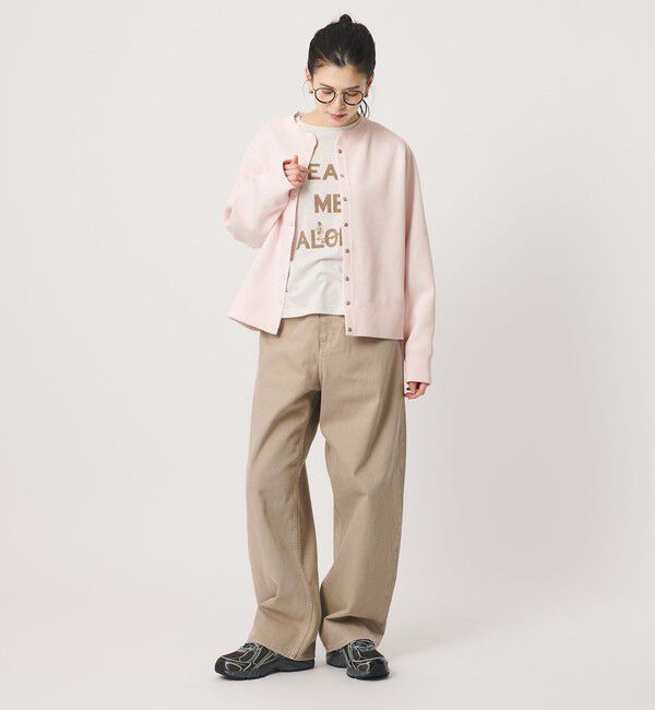 BEAUTY&YOUTH UNITED ARROWS「ダブルフェイス リングボタンカーディガン ウォッシャブル」|カーディガン|