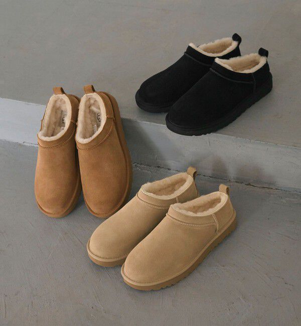 BEAUTY&YOUTH UNITED ARROWS「【国内EXCLUSIVE】＜UGG＞クラシック マイクロ ショートブーツ/スリッポン」|ショートブーツ|