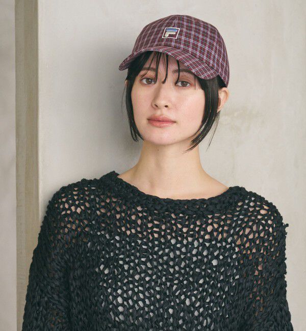 BEAUTY&YOUTH UNITED ARROWS「【別注】＜FILA＞チェック キャップ」|キャップ・キャスケット|
