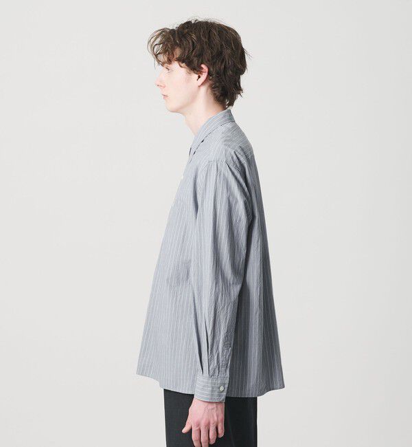 BEAUTY&YOUTH UNITED ARROWS「TYP ワッシャー ピンストライプ プルオーバーシャツ 」|シャツ・ブラウス|