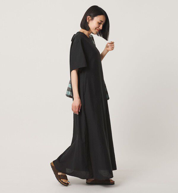 BEAUTY&YOUTH UNITED ARROWS「シアー バックリボン ワンピース ウォッシャブル」|ワンピース|