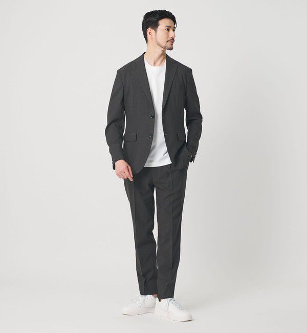 BEAUTY&YOUTH UNITED ARROWS「【WEB限定 WARDROBE SMART】 Reflax ポプリン ジャケット＆イージーパンツ」|スーツ|