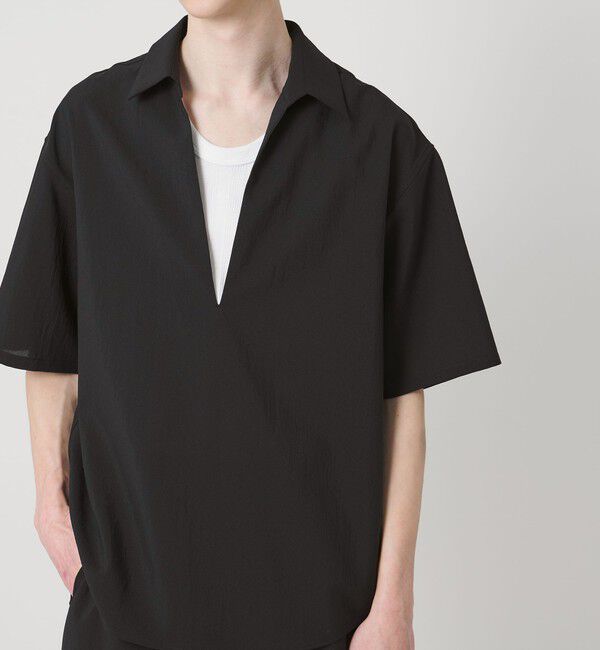 MONKEY TIME「RENU TROシリーズ ディープ Vネック シャツ -セットアップ対応-」|シャツ・ブラウス|