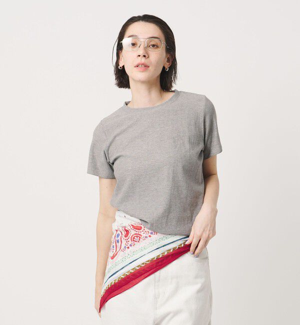 BEAUTY&YOUTH UNITED ARROWS「コットンポリエステル ラメ ショートスリーブ カットソー」|Tシャツ・カットソー|