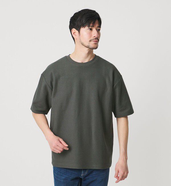 BEAUTY&YOUTH UNITED ARROWS「【WEB限定 WARDROBE SMART】エアリー カノコ カットソー	【抗菌防臭・UVカット】」|Tシャツ・カットソー|