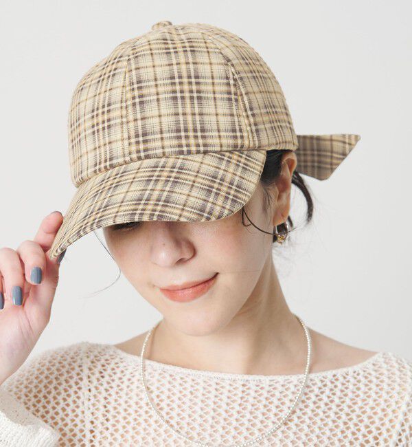 BEAUTY&YOUTH UNITED ARROWS「バックリボン キャップ」|キャップ・キャスケット|