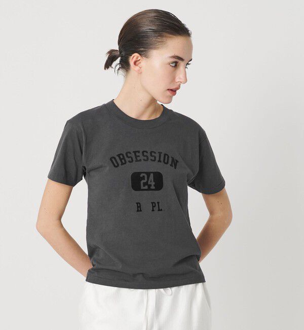 ATTISESSION「＜ATTISESSION＞OBSESSION フロッキーロゴ Tシャツ」|Tシャツ・カットソー|DK.GRAY