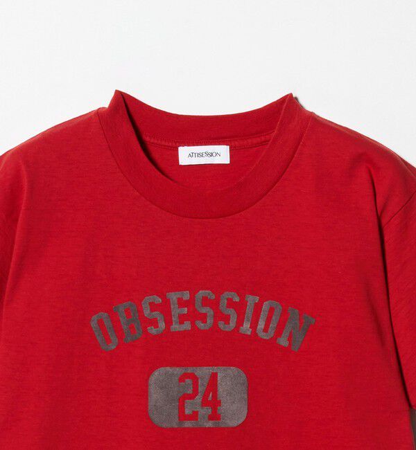 ATTISESSION「＜ATTISESSION＞OBSESSION フロッキーロゴ Tシャツ」|Tシャツ・カットソー|