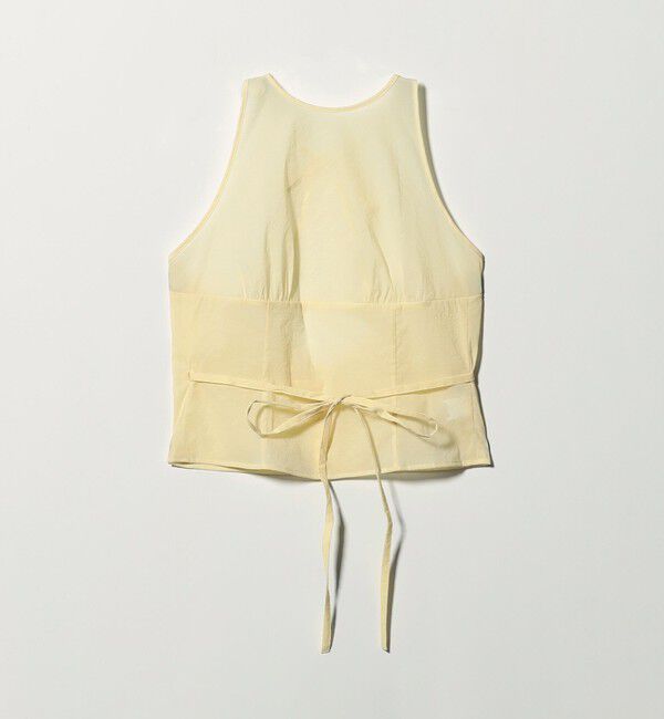 ATTISESSION「＜ATTISESSION＞N/PU シアー ホルターネック トップス」|シャツ・ブラウス|NATURAL