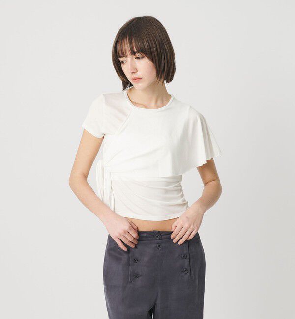 ATTISESSION「＜ATTISESSION＞レイヤード ラップ Tシャツ」|Tシャツ・カットソー|