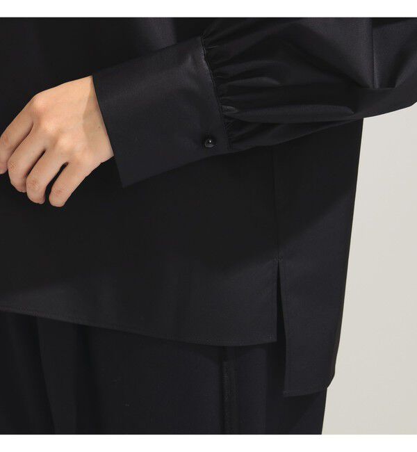 Demi-Luxe BEAMS 「グログラン カラー ブラウス」|シャツ・ブラウス|